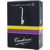 Vandoren Traditional Alto Clarinet Reeds #1 Box of 10 Reeds